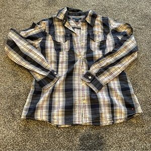 Plaid button up shirt from Tommy Hilfiger